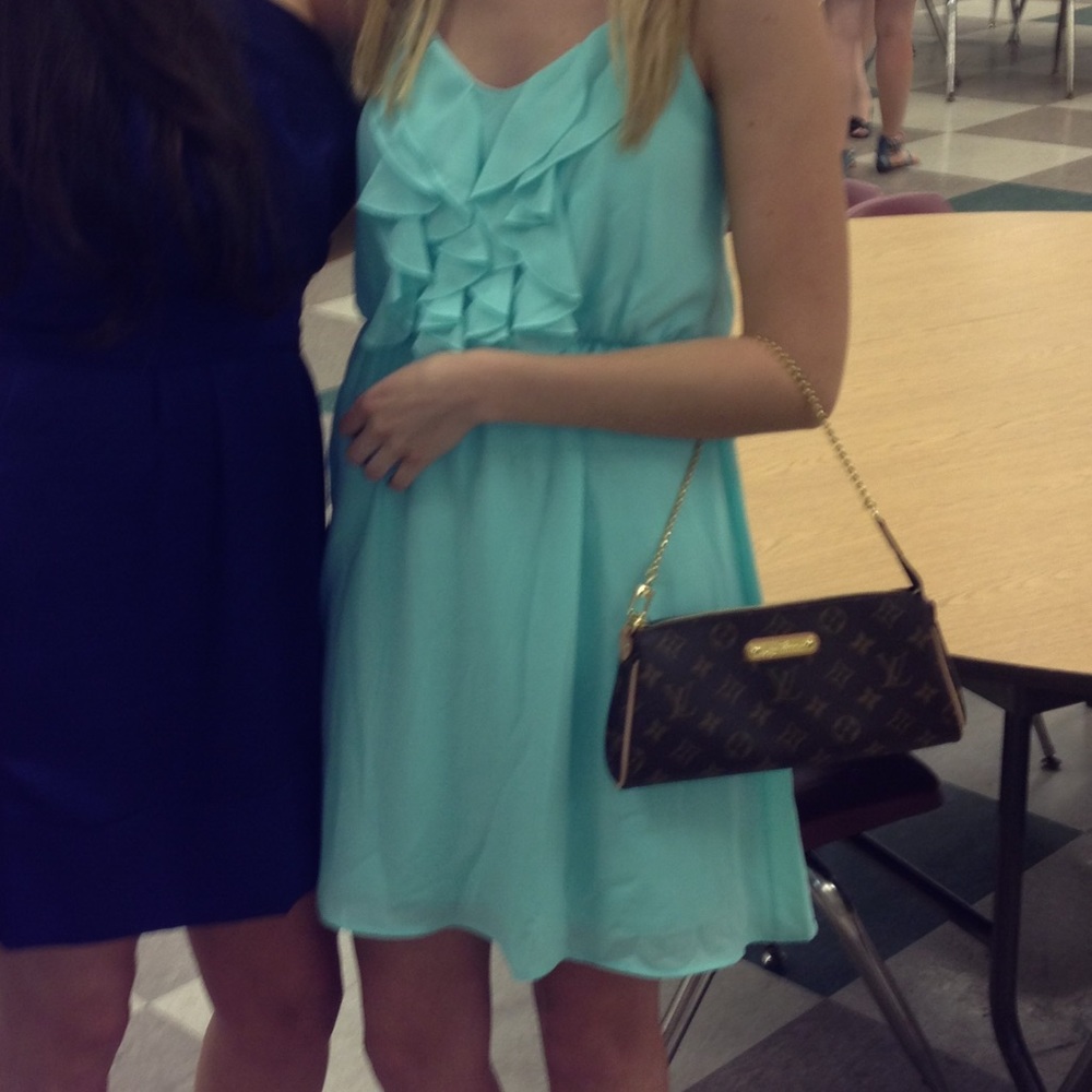 Mint green dress